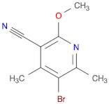 3-Pyridinecarbonitrile, 5-bromo-2-methoxy-4,6-dimethyl-