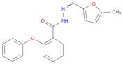 Benzoic acid, 2-phenoxy-, 2-[(5-methyl-2-furanyl)methylene]hydrazide