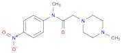 1-Piperazineacetamide, N,4-dimethyl-N-(4-nitrophenyl)-