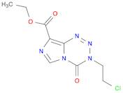 Imidazo[5,1-d]-1,2,3,5-tetrazine-8-carboxylic acid, 3-(2-chloroethyl)-3,4-dihydro-4-oxo-, ethyl ester