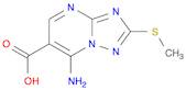 [1,2,4]Triazolo[1,5-a]pyrimidine-6-carboxylic acid, 7-amino-2-(methylthio)-