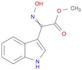 1H-Indole-3-acetic acid, α-(hydroxyimino)-, methyl ester
