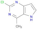 5H-Pyrrolo[3,2-d]pyrimidine, 2-chloro-4-methyl-