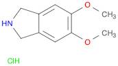 1H-Isoindole, 2,3-dihydro-5,6-dimethoxy-, hydrochloride (9CI)