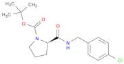 1-Pyrrolidinecarboxylic acid, 2-[[[(4-chlorophenyl)Methyl]aMino]carbonyl]-, 1,1-diMethylethyl ester, (2R)-