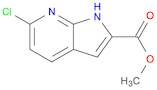 1H-Pyrrolo[2,3-b]pyridine-2-carboxylic acid, 6-chloro-, methyl ester