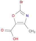5-Oxazolecarboxylic acid, 2-bromo-4-methyl-