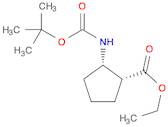Cyclopentanecarboxylic acid, 2-[[(1,1-dimethylethoxy)carbonyl]amino]-, ethyl ester, (1R,2S)-