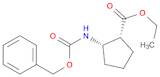 Cyclopentanecarboxylic acid, 2-[[(phenylmethoxy)carbonyl]amino]-, ethyl ester, (1R,2S)-
