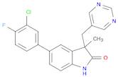 2H-Indol-2-one, 5-(3-chloro-4-fluorophenyl)-1,3-dihydro-3-Methyl-3-(5-pyriMidinylMethyl)-