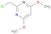 Pyrimidine, 2-(chloromethyl)-4,6-dimethoxy-