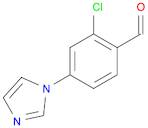 Benzaldehyde, 2-chloro-4-(1H-imidazol-1-yl)-