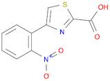 2-Thiazolecarboxylic acid, 4-(2-nitrophenyl)-