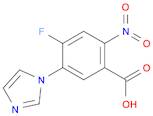 Benzoic acid, 4-fluoro-5-(1H-imidazol-1-yl)-2-nitro-