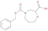 1,4-Oxazepine-2,4(5H)-dicarboxylic acid, tetrahydro-, 4-(phenylmethyl) ester