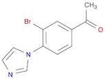 Ethanone, 1-[3-bromo-4-(1H-imidazol-1-yl)phenyl]-