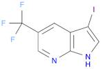 1H-Pyrrolo[2,3-b]pyridine, 3-iodo-5-(trifluoromethyl)-