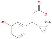Benzenepropanoic acid, β-cyclopropyl-3-hydroxy-, methyl ester