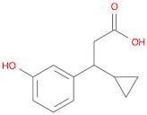 Benzenepropanoic acid, β-cyclopropyl-3-hydroxy-