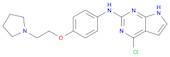 7H-Pyrrolo[2,3-d]pyriMidin-2-aMine, 4-chloro-N-[4-[2-(1-pyrrolidinyl)ethoxy]phenyl]-