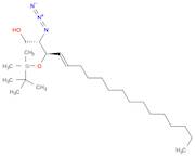 4-Octadecen-1-ol, 2-azido-3-[[(1,1-dimethylethyl)dimethylsilyl]oxy]-, (2S,3R,4E)-