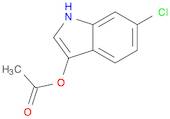 1H-Indol-3-ol, 6-chloro-, 3-acetate