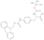 L-Phenylalanine, N-[(1,1-dimethylethoxy)carbonyl]-4-[[(9H-fluoren-9-ylmethoxy)carbonyl]amino]-