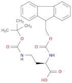 Butanoic acid, 4-[[(1,1-dimethylethoxy)carbonyl]amino]-2-[[(9H-fluoren-9-ylmethoxy)carbonyl]amino]-, (2R)-