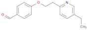 Benzaldehyde, 4-[2-(5-ethyl-2-pyridinyl)ethoxy]-