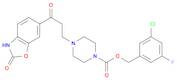 1-Piperazinecarboxylic acid, 4-[3-(2,3-dihydro-2-oxo-6-benzoxazolyl)-3-oxopropyl]-, (3-chloro-5-fluorophenyl)methyl ester