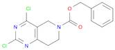 Pyrido[4,3-d]pyrimidine-6(5H)-carboxylic acid, 2,4-dichloro-7,8-dihydro-, phenylmethyl ester