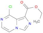 Imidazo[1,5-a]pyrazine-1-carboxylic acid, 8-chloro-, ethyl ester