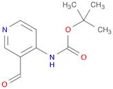 Carbamic acid, N-(3-formyl-4-pyridinyl)-, 1,1-dimethylethyl ester