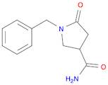 3-Pyrrolidinecarboxamide, 5-oxo-1-(phenylmethyl)-