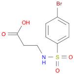 β-Alanine, N-(p-bromophenylsulfonyl)- (6CI)