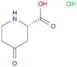 2-Piperidinecarboxylic acid, 4-oxo-, hydrochloride, (S)- (9CI)