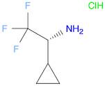 Cyclopropanemethanamine, α-(trifluoromethyl)-, hydrochloride (1:1), (αR)-