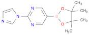 Pyrimidine, 2-(1H-imidazol-1-yl)-5-(4,4,5,5-tetramethyl-1,3,2-dioxaborolan-2-yl)-