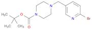 1-Piperazinecarboxylic acid, 4-[(6-bromo-3-pyridinyl)methyl]-, 1,1-dimethylethyl ester