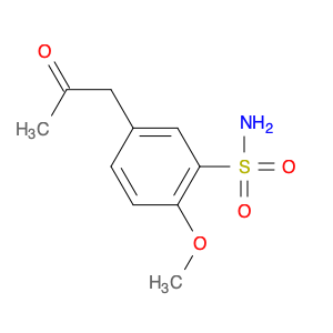 Benzenesulfonamide, 2-methoxy-5-(2-oxopropyl)-