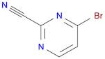 2-Pyrimidinecarbonitrile, 4-bromo-