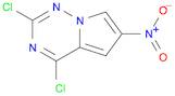 Pyrrolo[2,1-f][1,2,4]triazine, 2,4-dichloro-6-nitro-