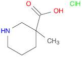 3-Piperidinecarboxylic acid, 3-methyl-, hydrochloride (1:1)