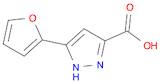 1H-Pyrazole-3-carboxylic acid, 5-(2-furanyl)-