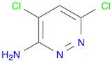 3-Pyridazinamine, 4,6-dichloro-