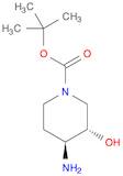 1-Piperidinecarboxylic acid, 4-amino-3-hydroxy-, 1,1-dimethylethyl ester, (3S,4S)-