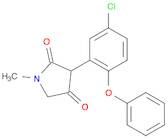 2,4-Pyrrolidinedione, 3-(5-chloro-2-phenoxyphenyl)-1-methyl-