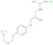 2-Propanol, 1-[4-[2-(cyclopropylmethoxy)ethyl]phenoxy]-3-[(1-methylethyl)amino]-, hydrochloride (1:1), (2S)-