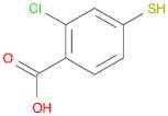 Benzoic acid, 2-chloro-4-mercapto-