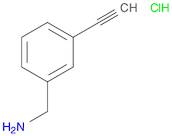 Benzenemethanamine, 3-ethynyl-, hydrochloride (1:1)
